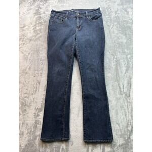 Old Navy Womens Sz 10 Reg Blue Jeans Original BootCut Mid Rise Dark Stretch West